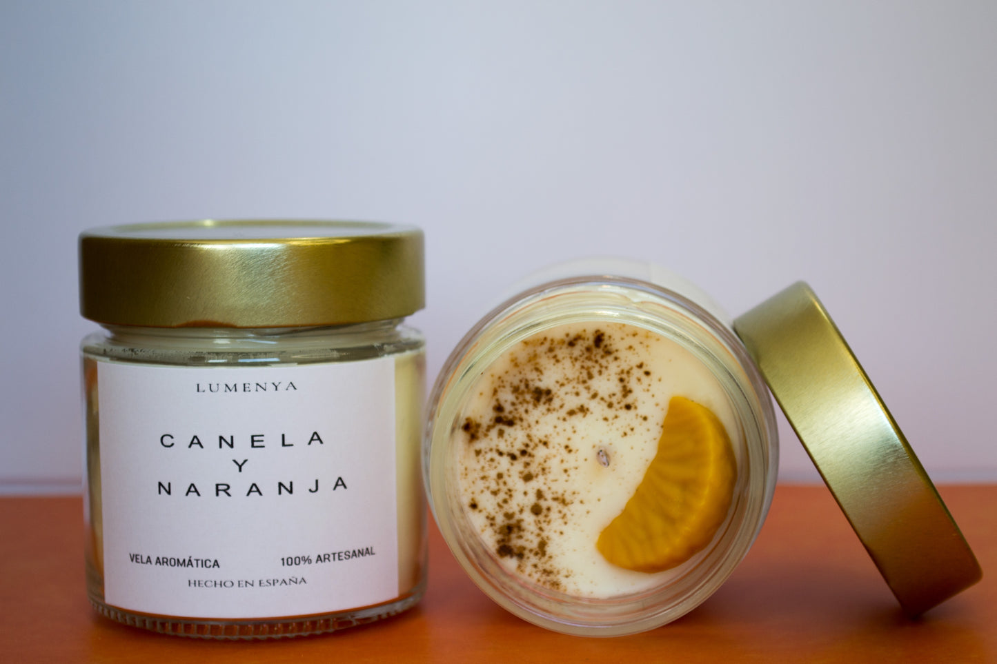 Vela aromática de Canela y Naranja