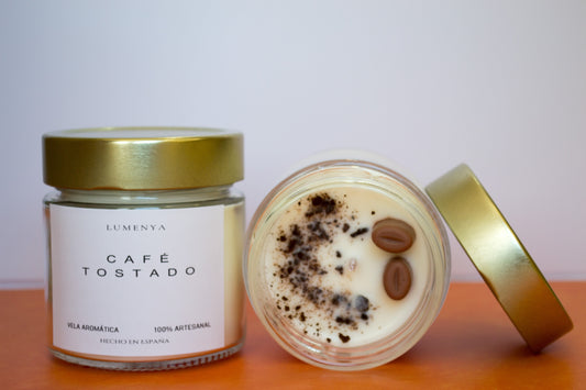 Vela aromática de Café Tostado