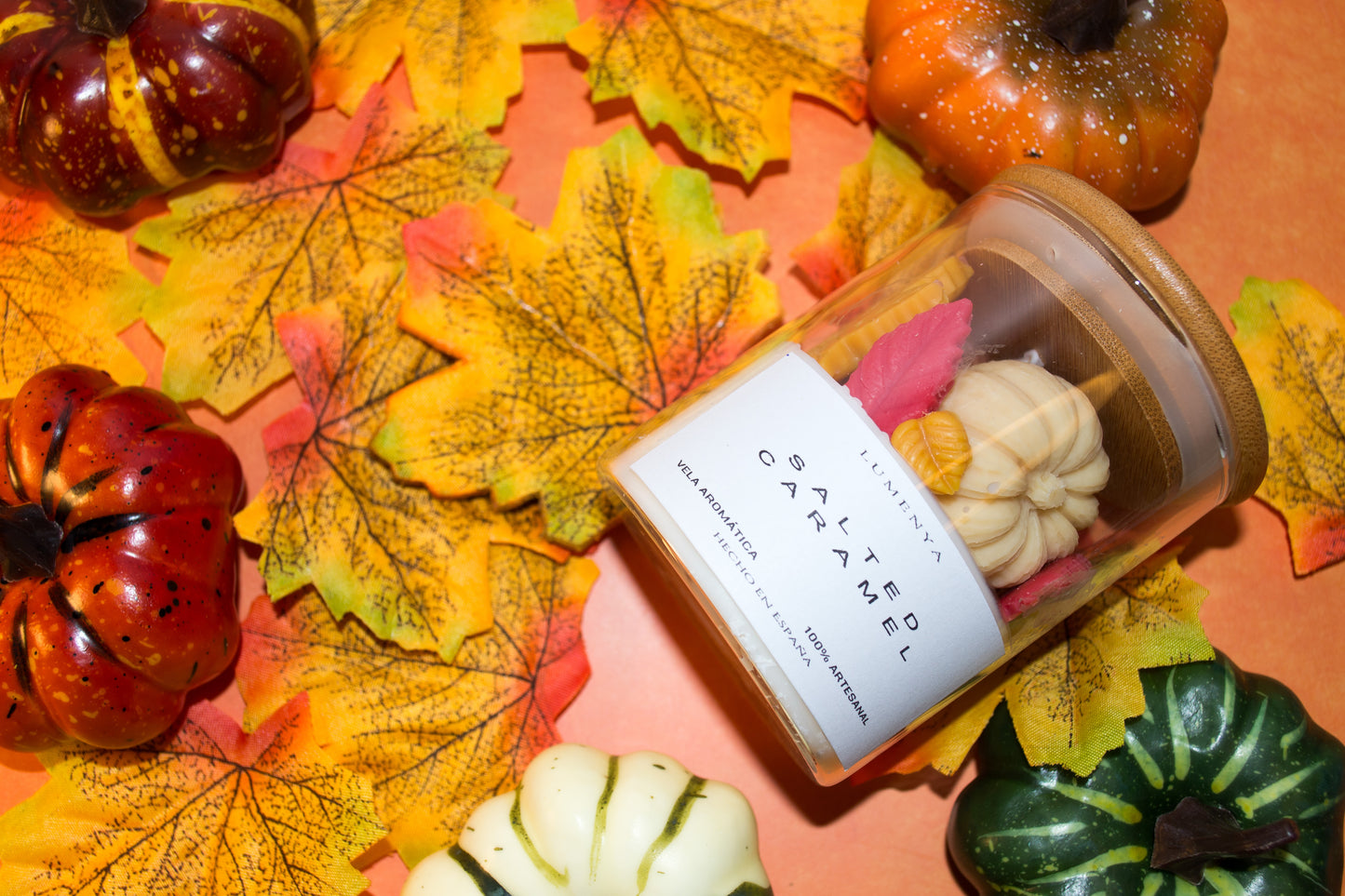 Vela aromática decorativa Salted Caramel