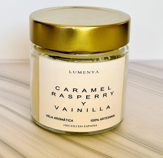 Vela aromática Caramel Rasperry y Vainilla