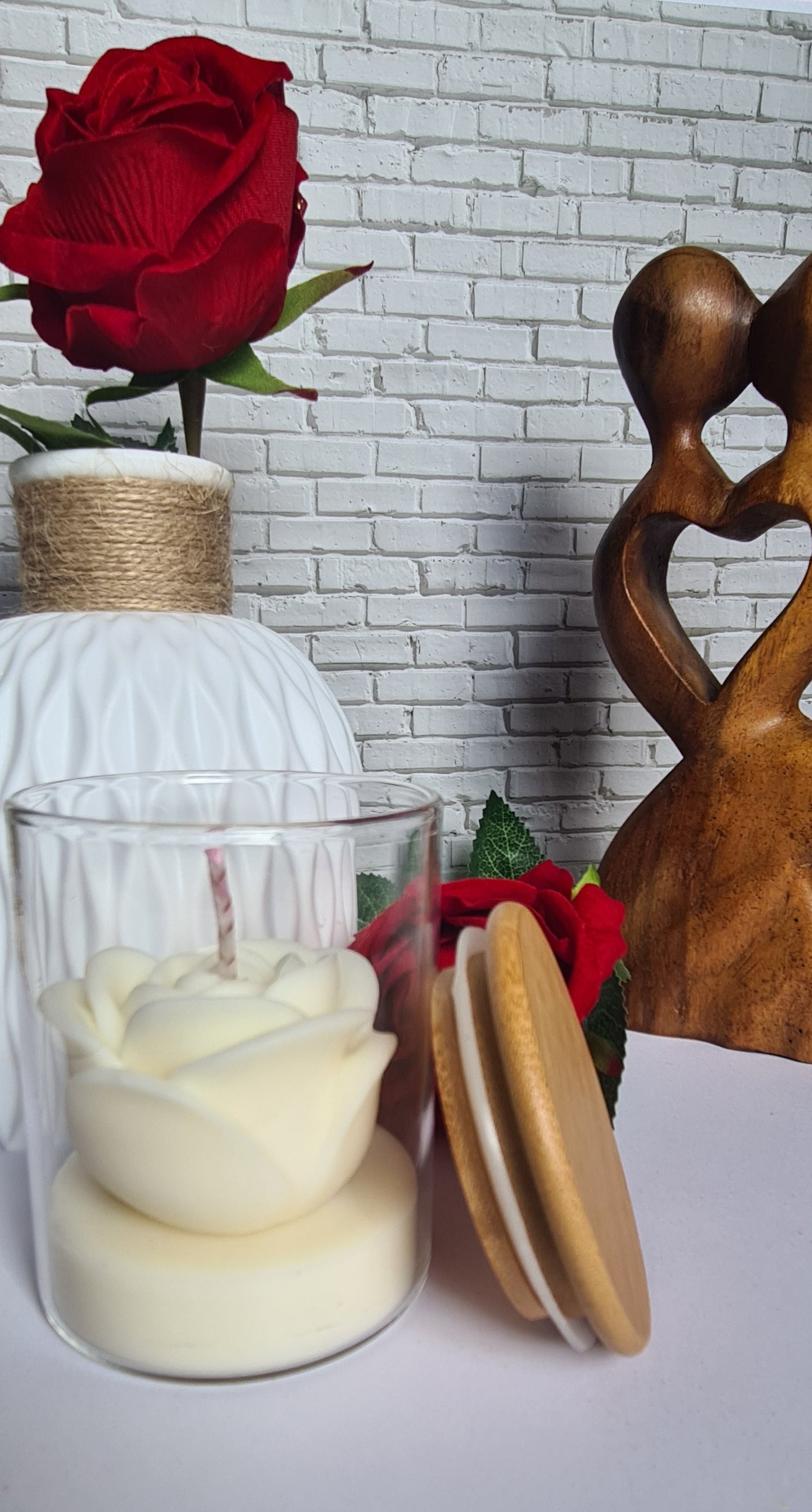 Frasco aromático flor Rosa