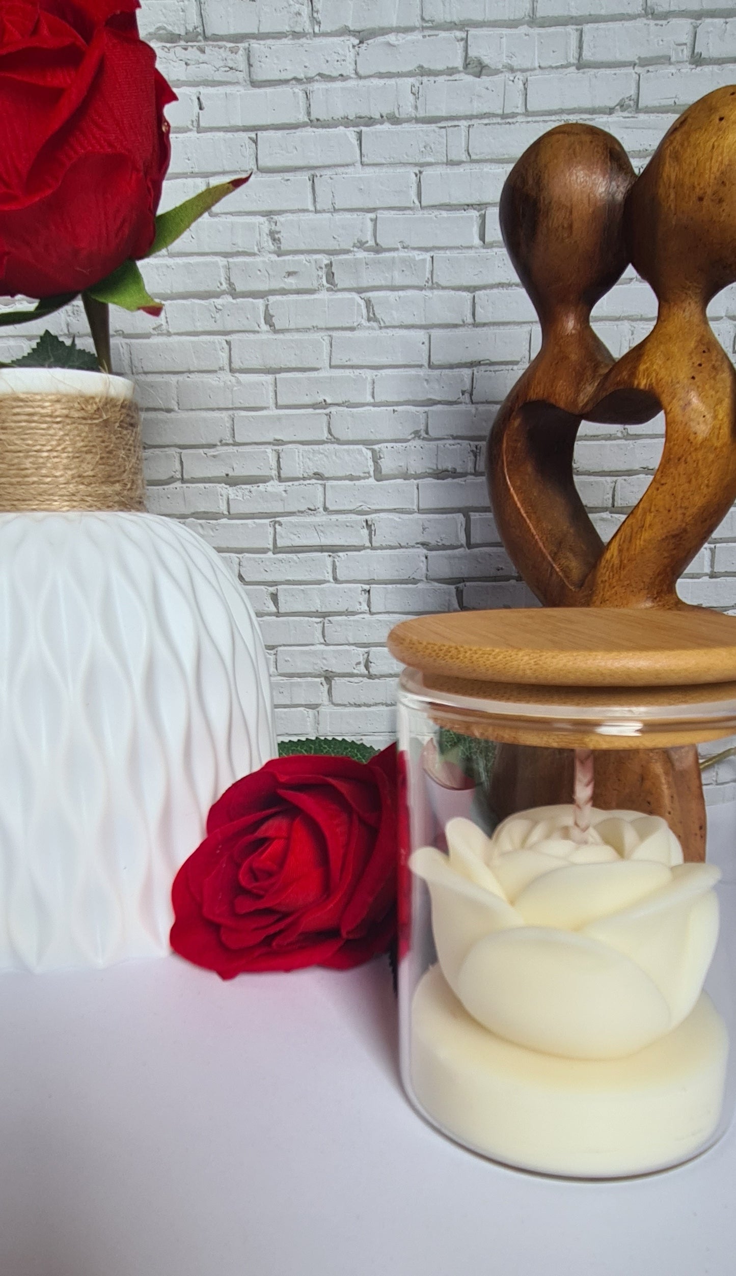 Frasco aromático flor Rosa