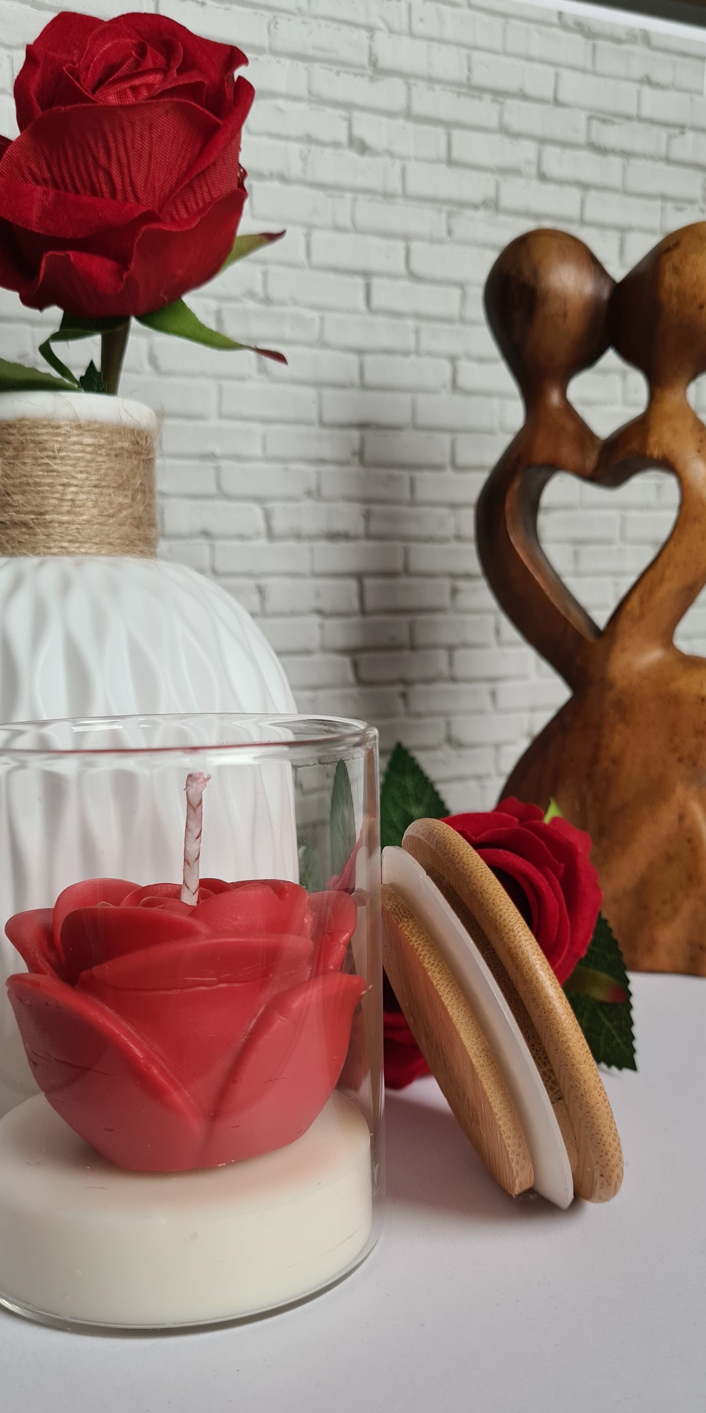 Frasco aromático flor Rosa