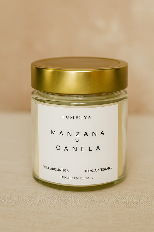 Vela aromática de Manzana y Canela