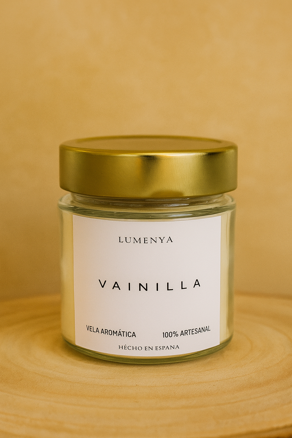 Vela aromática de Vainilla