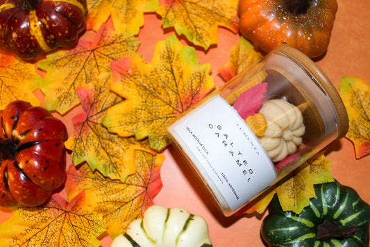 Vela aromática decorativa Salted Caramel